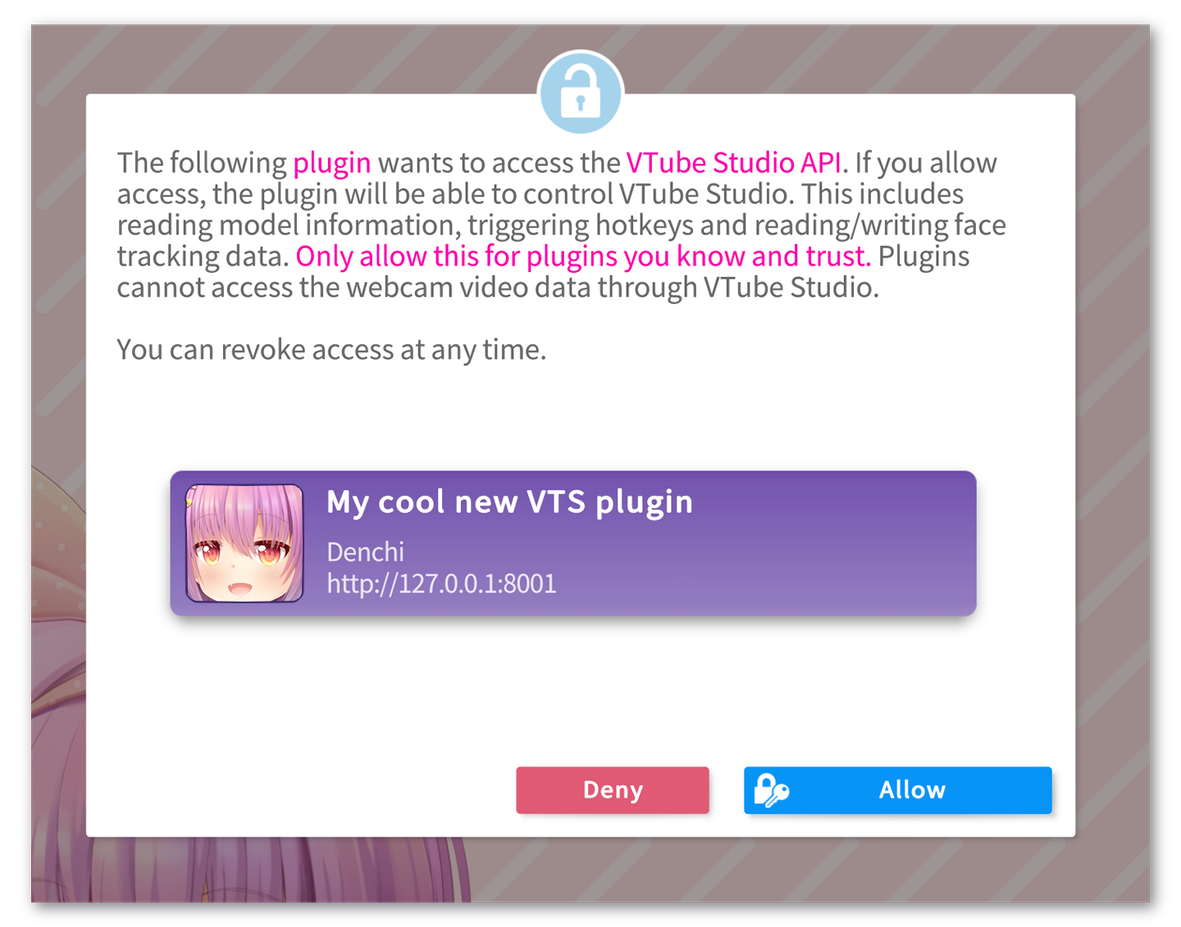 Les paramètres généraux de VTube Studio