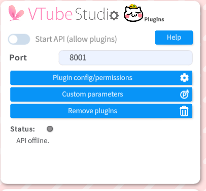 Les paramètres généraux de VTube Studio